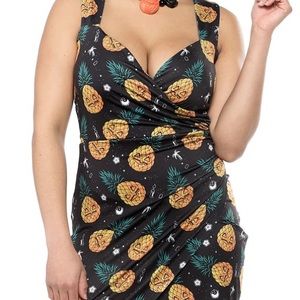 SOURPUSS JILL-O-LANTERN TIKI DRESS L